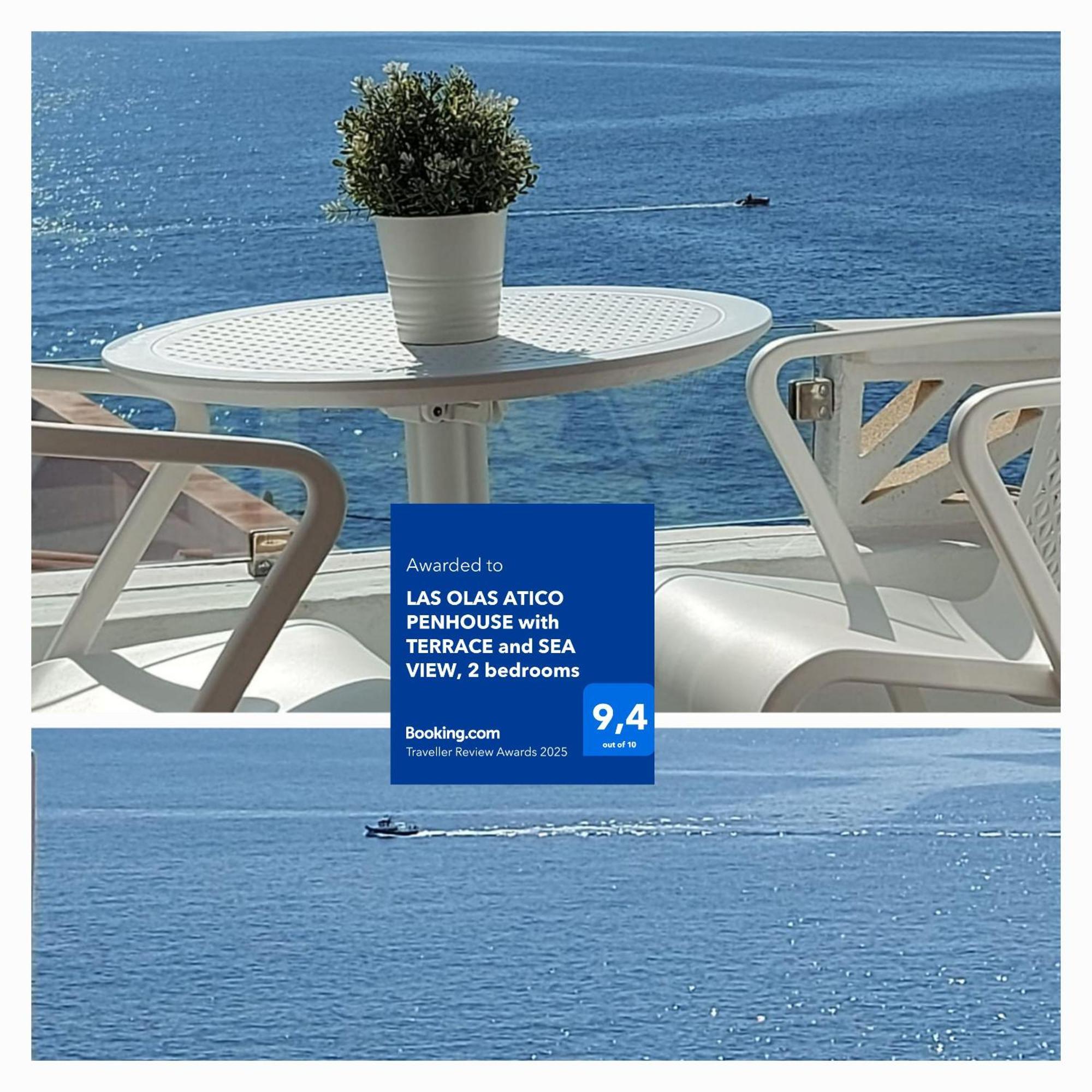 Las Olas Atico Penhouse With Terrace And Sea View, 2 Bedrooms Ла-Калета Экстерьер фото