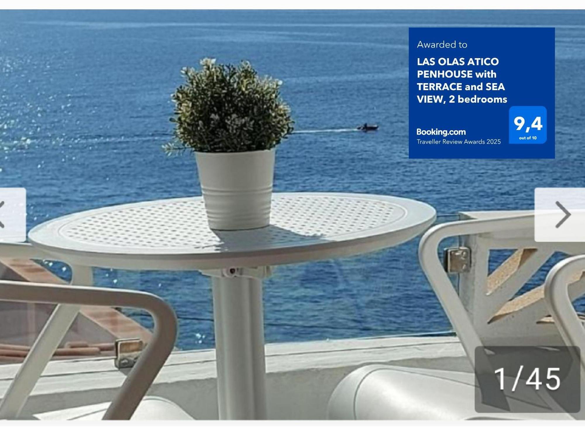 Las Olas Atico Penhouse With Terrace And Sea View, 2 Bedrooms Ла-Калета Экстерьер фото